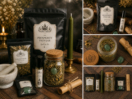 Prosperity Path Spell Jar Kit
