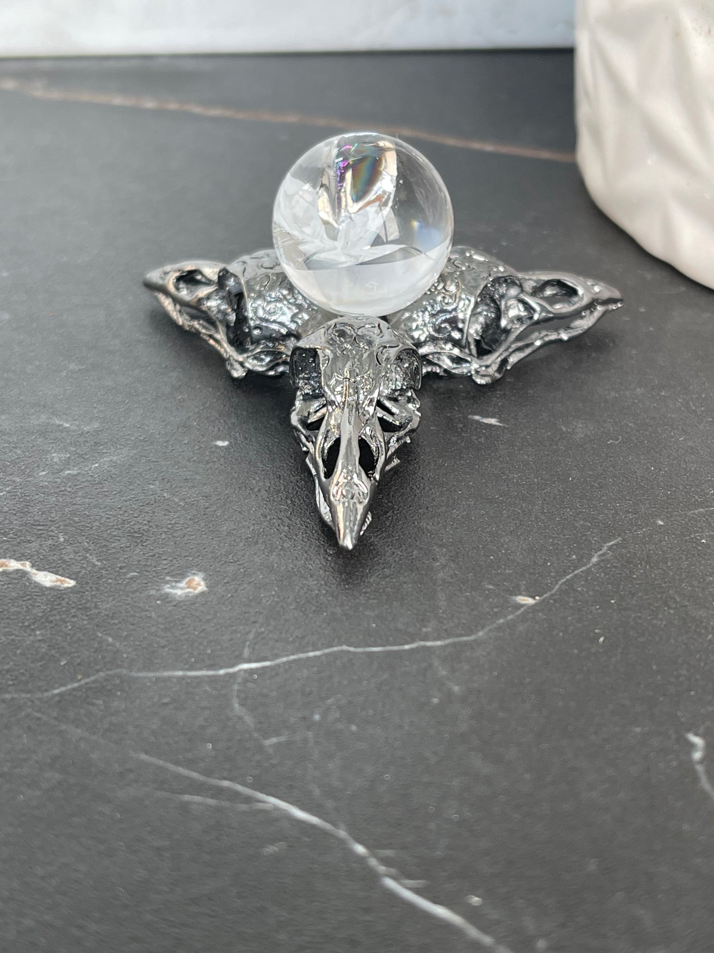 Mini Clear Quartz With Rainbow