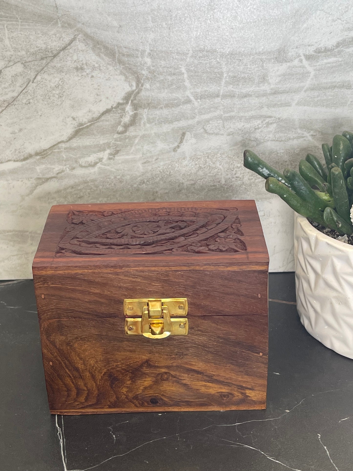 Essential Oil Organizational Wood Box