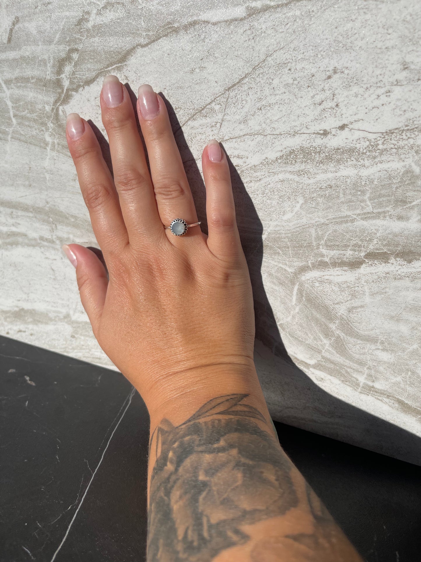 Sterling Silver Stone Rings