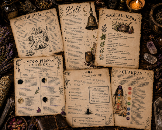 Book of Shadows Inserts / Dividers