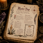 Book of Shadows Inserts / Dividers