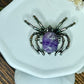 Spider Crystal Brooch