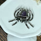 Spider Crystal Brooch