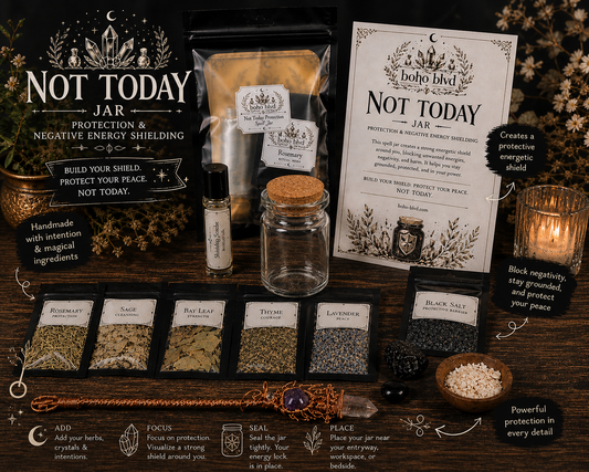 Not today Protection Spell Jar Kit