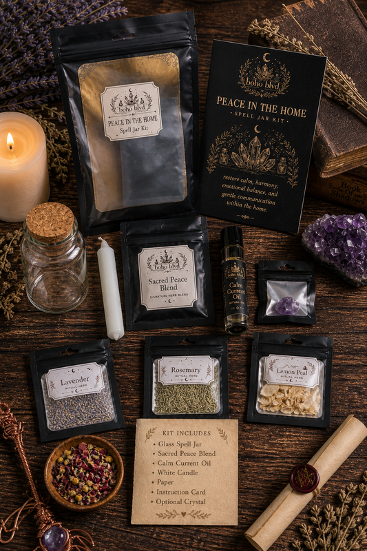 Peace in the Home Spell Jar Kit