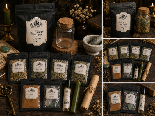 Prosperity Path Spell Jar Kit