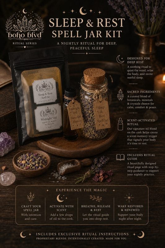 Sleep and Rest Spell Jar Kit