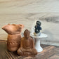 Hand Carved Wooden Meditating Buddha