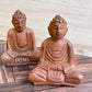 Hand Carved Wooden Meditating Buddha