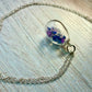 Customizable Crystal/Birthstone Necklace in glass teardrop