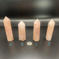Rose quartz points