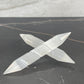 Selenite Double Point Spiral Wand