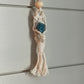 Crystal Macrame Rearview Mirror Charm