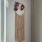 Double Circle Floral Macrame Dreamcatcher