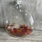 Crystal Filled Glass Ordainments