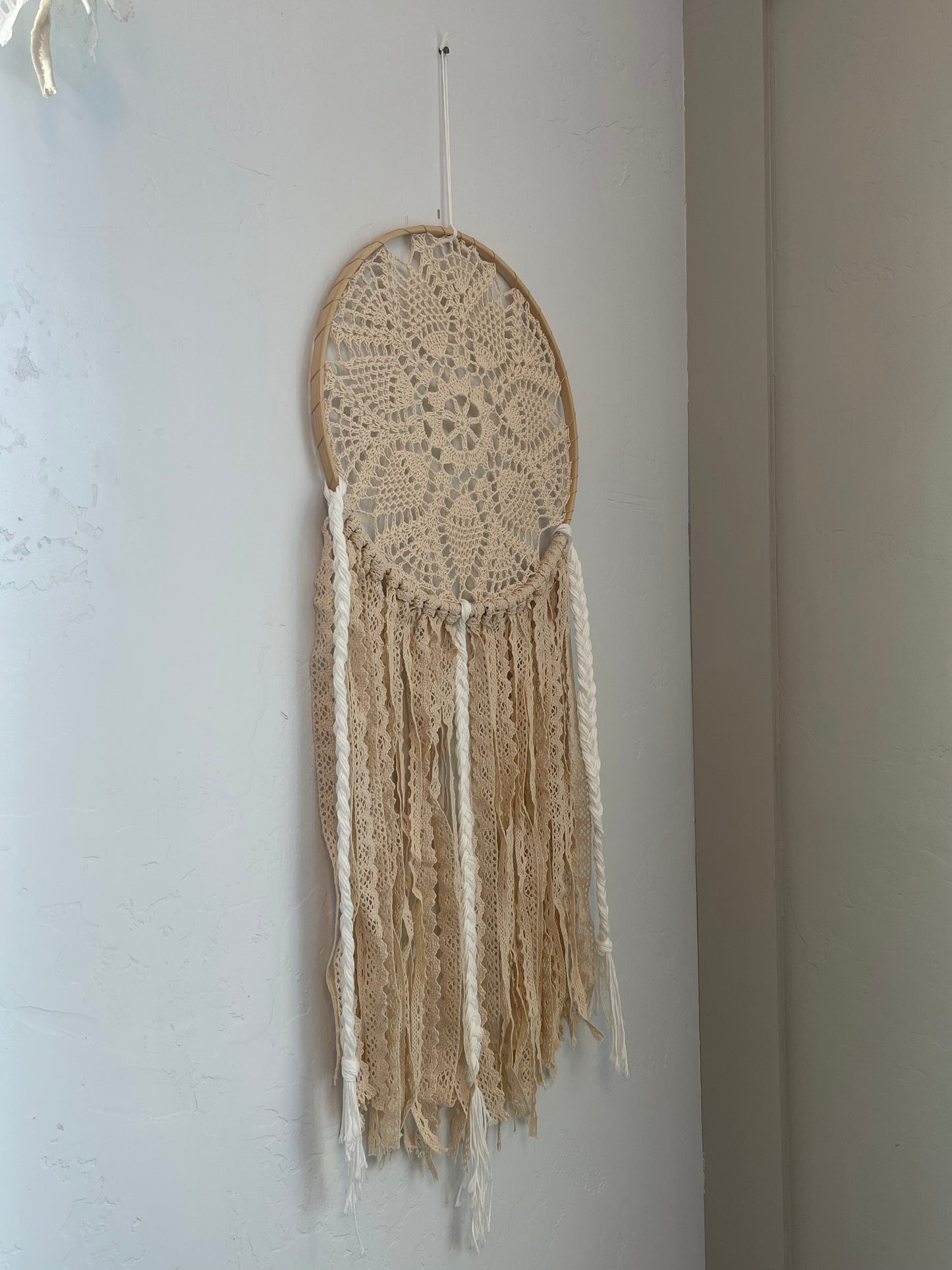 Mandala Crochet and Lace Dreamcatcher