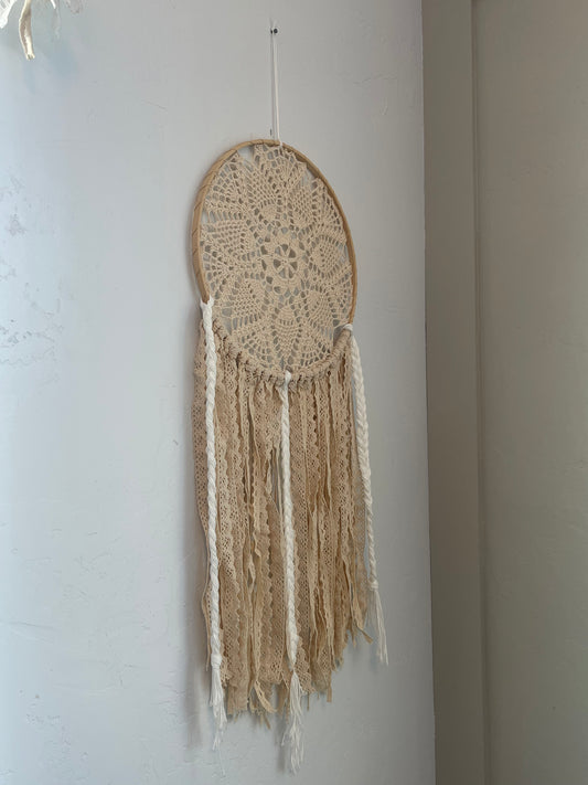 Mandala Crochet and Lace Dreamcatcher
