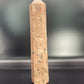 Peach Moonstone With Smoky Quartz Tower