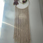 Double Circle Floral Macrame Dreamcatcher