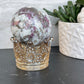 Glass Crown Sphere Holder