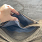 Canvas and Leather Skull Purse