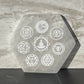 Chakra Selenite Charging Plate