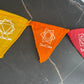 Seven Chakras Small Magnetic Prayer Flag