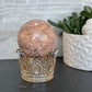 Glass Crown Sphere Holder