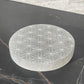 Flower of life Selenite Charging Plate
