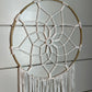 Golden Hoop Macrame Dreamcatcher