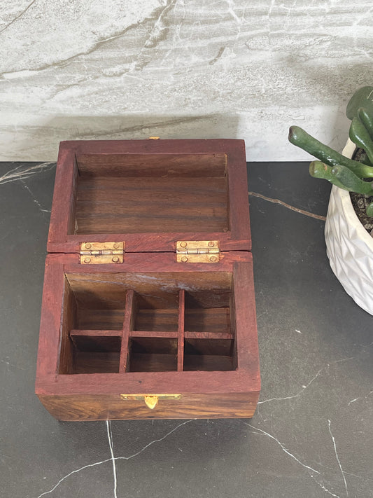 Essential Oil Organizational Wood Box